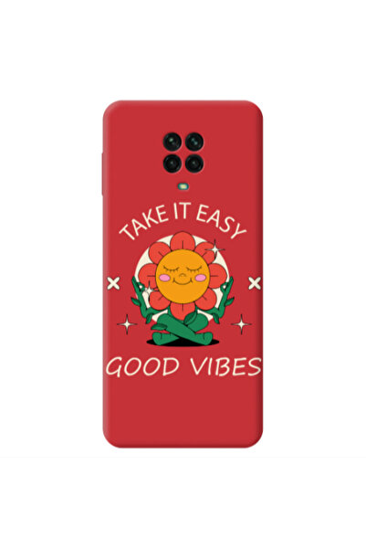 Other Xiaomi Redmi Note 9 Pro Take It Easy Red Colored Silicone TPU Θήκη