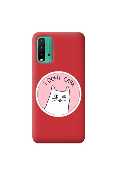 Other Xiaomi Poco M3 I dont Care Red Colored Silicone TPU Θήκη