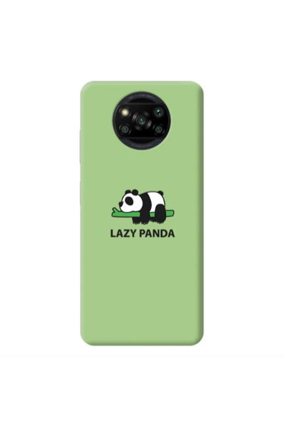 Other Xiaomi Poco X3 /X3 Pro Lazy panda Light Green Colored Silicone TPU Θήκη