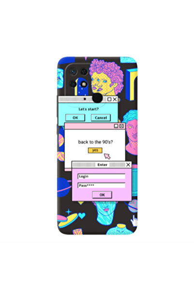 Other Xiaomi Redmi 10C Enter Login Black Colored Silicone TPU Θήκη
