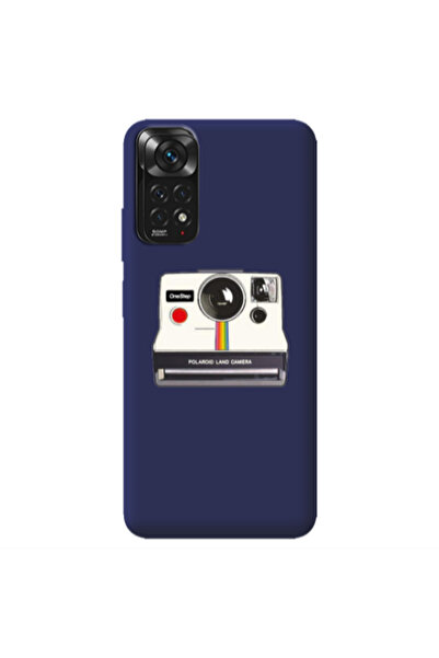 Other Xiaomi Redmi Note 11 4G Polaroid land camera Dark blue Colored Silicone...