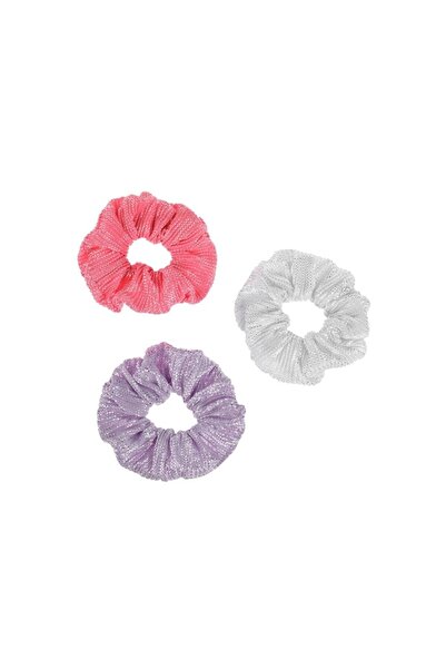 OEM Set 3 buc elastice de păr pentru fete textile, multicolore, coafuri vesele
