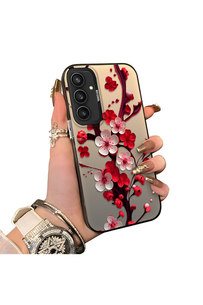 Hontinga Samsung Galaxy S23 Fe Compatible Silicone Edge Hard Back Case Couple...