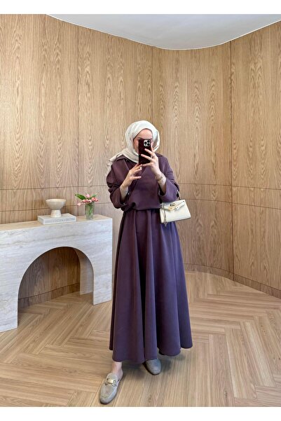 SOİ Asel Modal Dress Plum