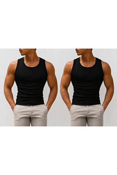 Livik Tricou din lycra slimfit pentru bărbați, cu guler halter, pentru sport ...