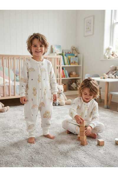 Wenaris Sleeved Summer Single Layer Muslin Sleeping Bag for Girls and Boys, 0...