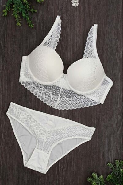 Wonna Lace bra-panties/black/75 ecru