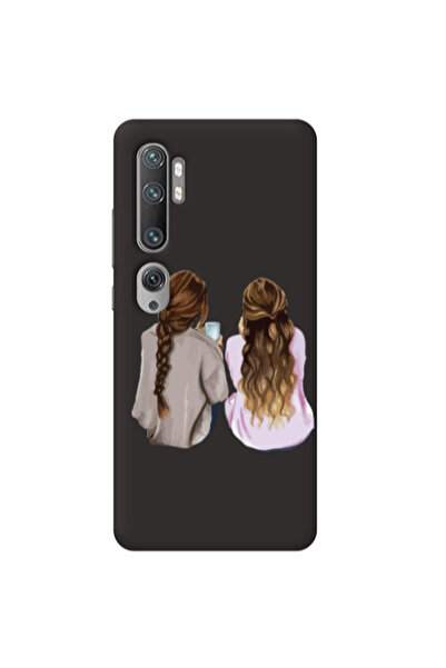 Other Xiaomi Mi Note 10 Pro Friends Black Colored Silicone TPU Θήκη