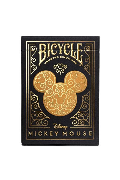 Bicycle Carti de Joc Disney Mickey Mouse Black and Gold