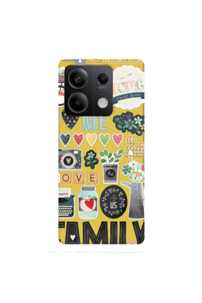 Other Xiaomi Redmi Note 13Pro 5G Family love home Yellow Colored Silicone TPU...