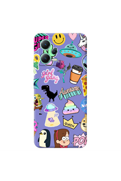 Other Xiaomi Redmi Note 12 Pro 5G Cartoon queen Purple Colored Silicone TPU Θήκη
