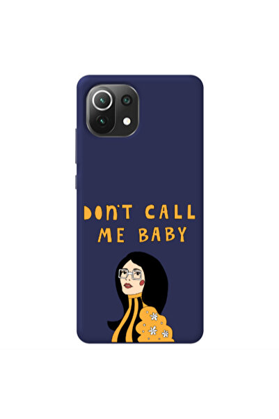 Other Xiaomi Mi 11 Lite Call me baby Dark blue Colored Silicone TPU Θήκη