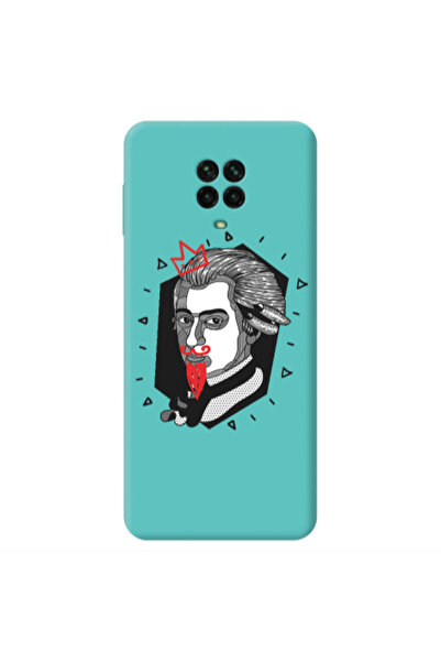 Other Xiaomi Redmi Note 9 Pro Bearded Turquoise Colored Silicone TPU Θήκη