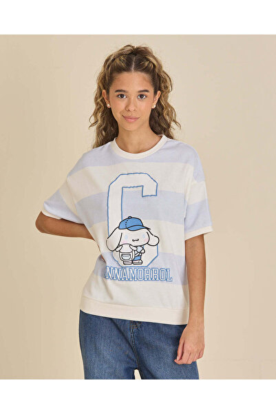 REDTAG Senior Girls White Printed T-Shirt