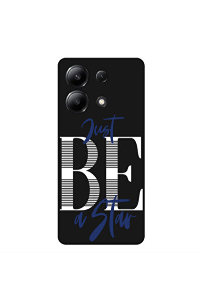 Other Xiaomi Redmi Note 13 4G Just Be a Star Black Colored Silicone TPU Θήκη