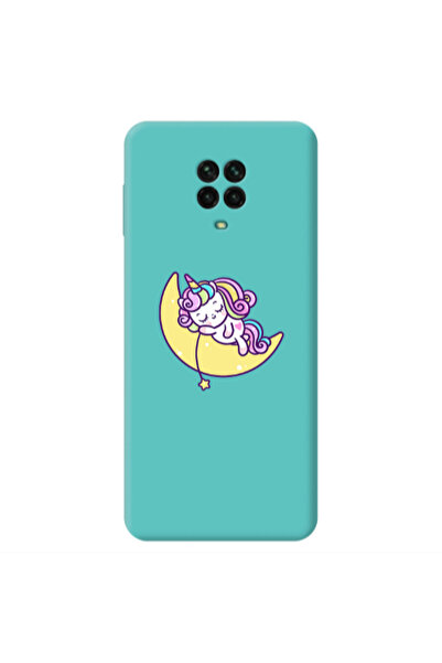 Other Xiaomi Redmi Note 9 Pro Sleeping horse Turquoise Colored Silicone TPU Θήκη
