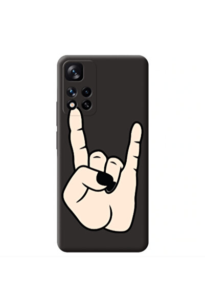 Other Xiaomi Redmi Note 11 Pro 5G Rock Black Colored Silicone TPU Θήκη