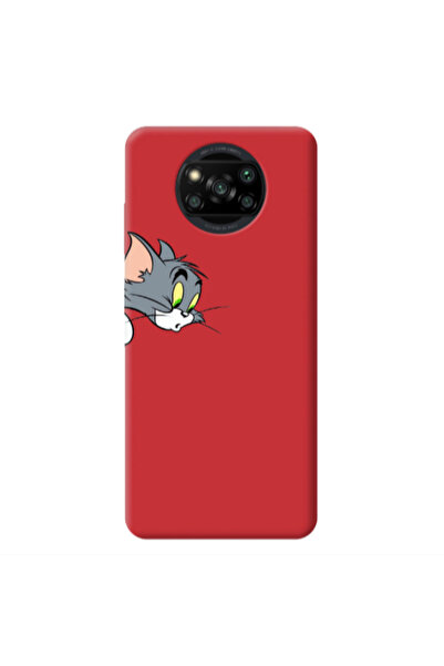 Other Xiaomi Poco X3 /X3 Pro Tom 1 Red Colored Silicone TPU Θήκη