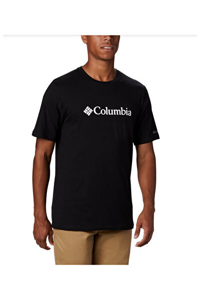 Columbia Ανδρικό T-shirt Csc Βασικό Αθλητικό Μαύρο