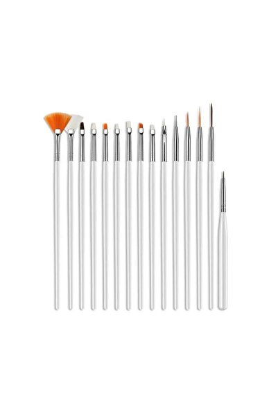 Tradesor Σετ πινέλα μανικιούρ Nail Art - B272 15 - 15pcs - 910525