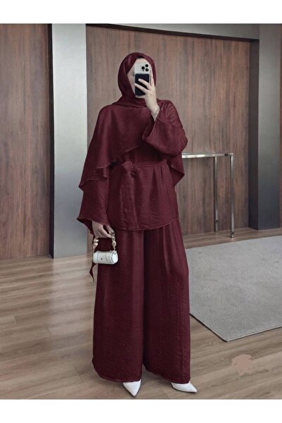 Rose Design Boutique MİZALL OMUZ ŞAL DETAYLI TESETTÜR ALT ÜST TAKIM