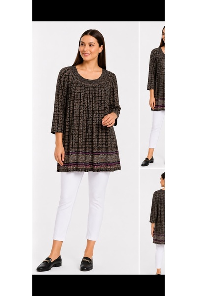 Butik Ful likralı kumaş battal beden bluzlar