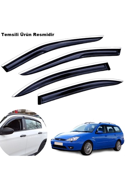 Point Ford Focus 1 Stw Mügen Cam Rüzgarlığı ABS Krom Nikelajlı Cam Rüzgarlığı...