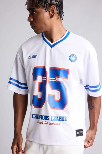 DeFacto Boxy Fit Short Sleeve Printed White T-Shirt H2907Ax26Sm