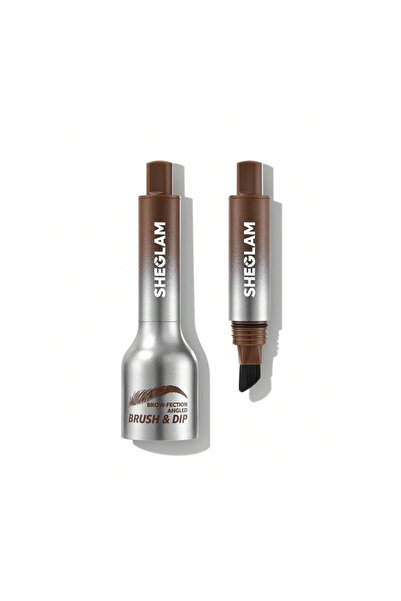 SHEGLAM Brow-Fection Brush Dip Eyebrow Mascara 08 Chocolate