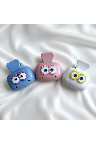 Choice 3pcs 3Pcs Cartoon Big Eyed Toothbrush Clip, Dopamine Colored Toothbrus...