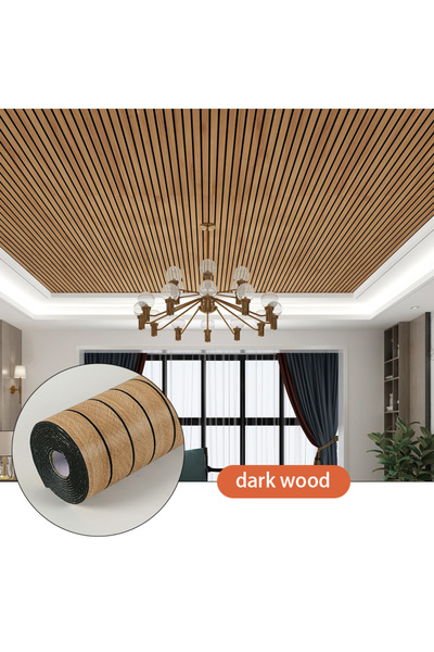 Choice5 40cmX3m dark wood 40cmX3m Peel and Stick 3D Wall Sticker Self-Adhesiv...
