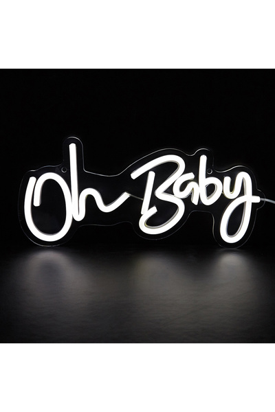 Choice1 5w cold white Chi-buy LED Neon Oh baby USB Powered Neon Signs Night L...