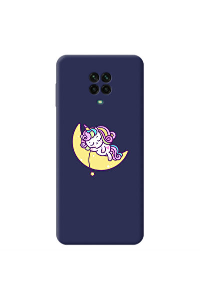 Other Xiaomi Redmi Note 9 Pro Sleeping horse Dark blue Colored Silicone TPU Θήκη