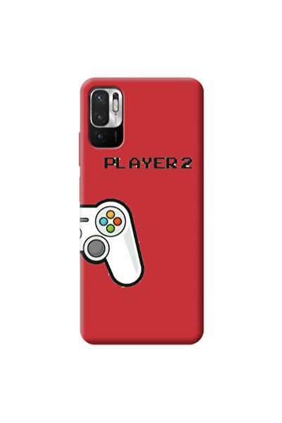 Other Xiaomi Redmi Note 10 Pro 5G Player 2 Red Colored Silicone TPU Θήκη