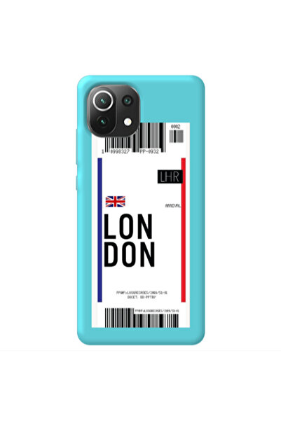 Other Xiaomi Mi 11 Lite London Arrival Turquoise Colored Silicone TPU Θήκη