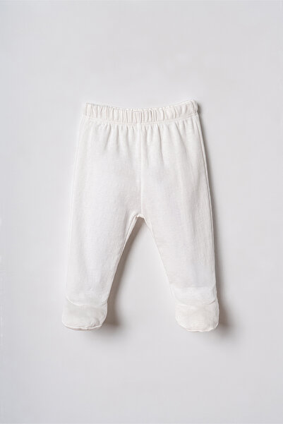 Mini Cotton بنطلون جاكار مثقوب للأطفال مصنوع من القطن بنسبة 100%