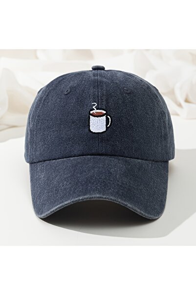 Choice Adjustable Navy Blue Baseball cap retro washed casual hat cup embroide...