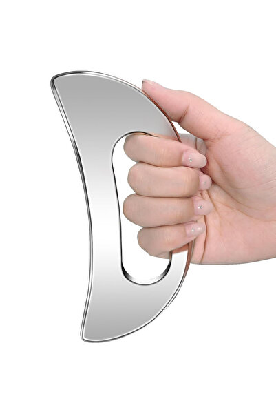 Choice DUTRIEUX Silvery Moon Large Stainless Steel Guasha Tool for Lymphatic ...