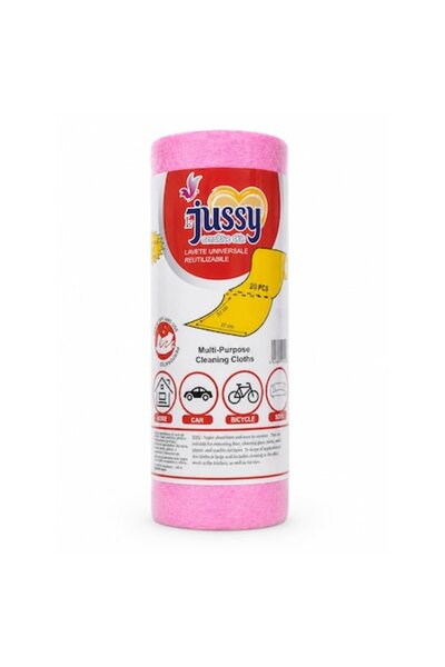 JUSSY Set 20 Lavete Universale în rolă, Reutilizabile, Super absorbante, Pent...