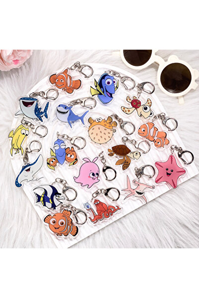 choice2 5 cm 18 1/17Pcs Disney Finding Nemo Acrylic Keychain Bag Charms Acces...