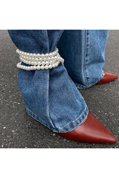 Choice Silver Color Ingemark Trendy Elegant Imitation Pearl Anklet Foot Chain...