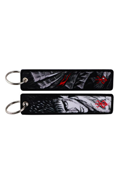 Choice K943 Anime Berserk Double sided Embroidery Key Keychains keychain Chai...