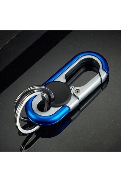 choice2 DG4412 Men's Double Ring Keychain Fashion Business Key Holder Metal K...