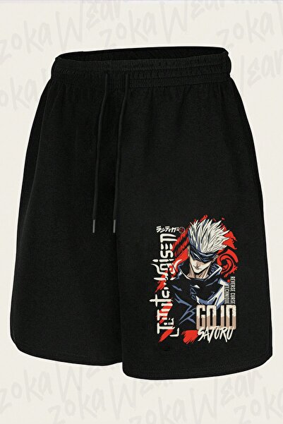 ZOKAWEAR Unisex Jujutsu Kaisen Gojo Satoru V5 Design Printed Shorts