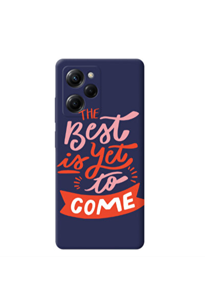 Other Xiaomi Poco X5 Pro The Best Dark blue Colored Silicone TPU Θήκη