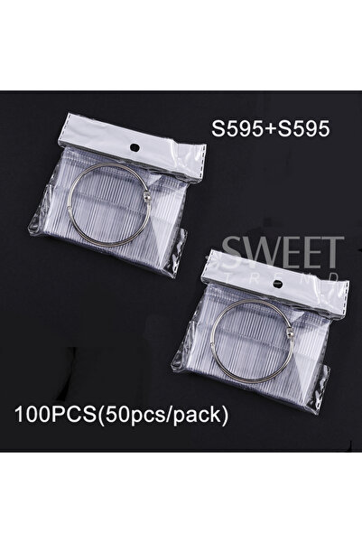 Choice1 S595-2pcs 50/100 pcs False Nail Tips Display Stand Transparent Nail S...
