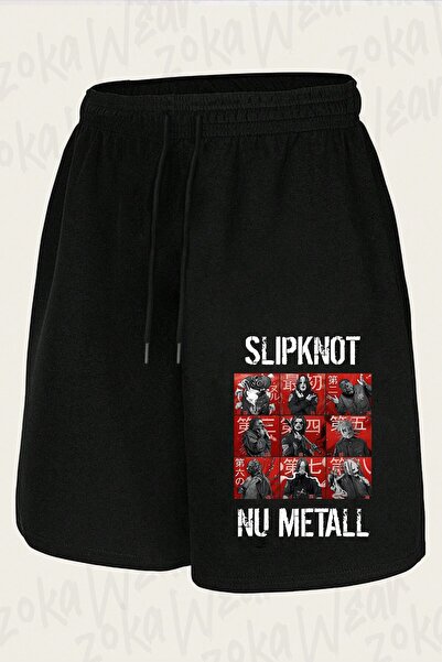 ZOKAWEAR Unisex Slipknot V33 Design Printed Shorts