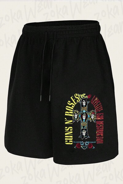 ZOKAWEAR Unisex σορτς με στάμπα Guns N Roses v37