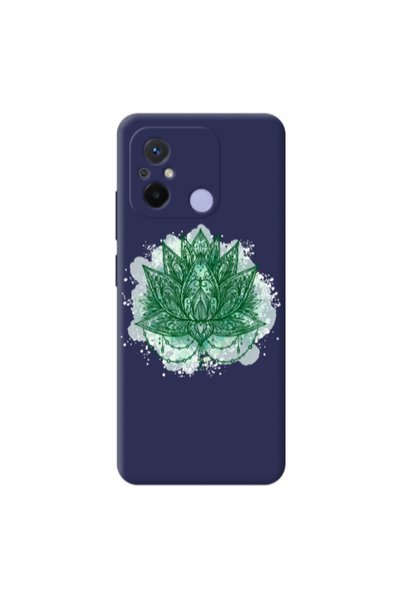 Other Xiaomi Redmi 12C Witch leaf Dark blue Colored Silicone TPU Θήκη