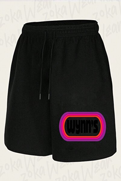 ZOKAWEAR Unisex Wynn's Racing Retro Design Printed Shorts